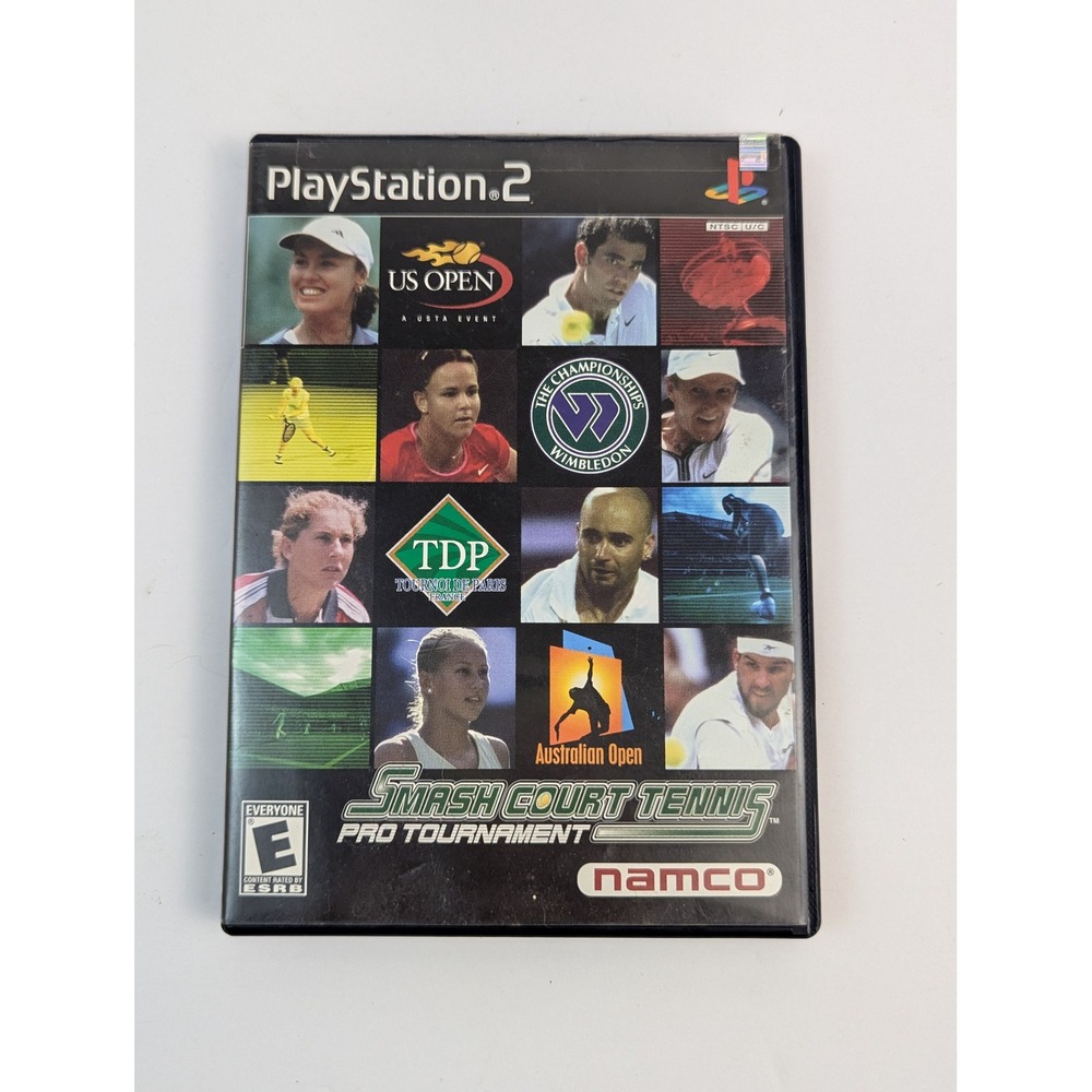 Playstation 2 PS2 Smash Court Tennis Pro Tournament‎ Game Namco